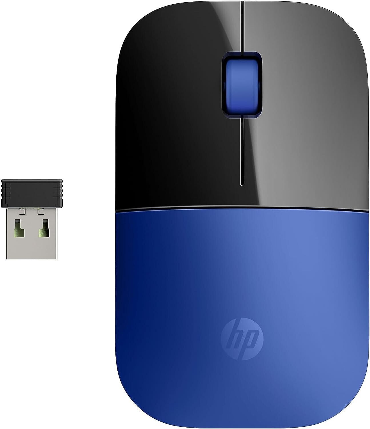 HP Z3700 Blue (V0L81AA) wireless mouse 1200 dpi with USB adapter