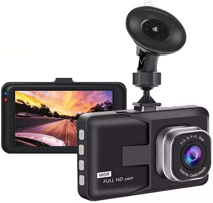 Dashcam 120° Fahrrekorder 720P Full HD Dash Cam WiFi Kamera Auto WDR Nachtsicht