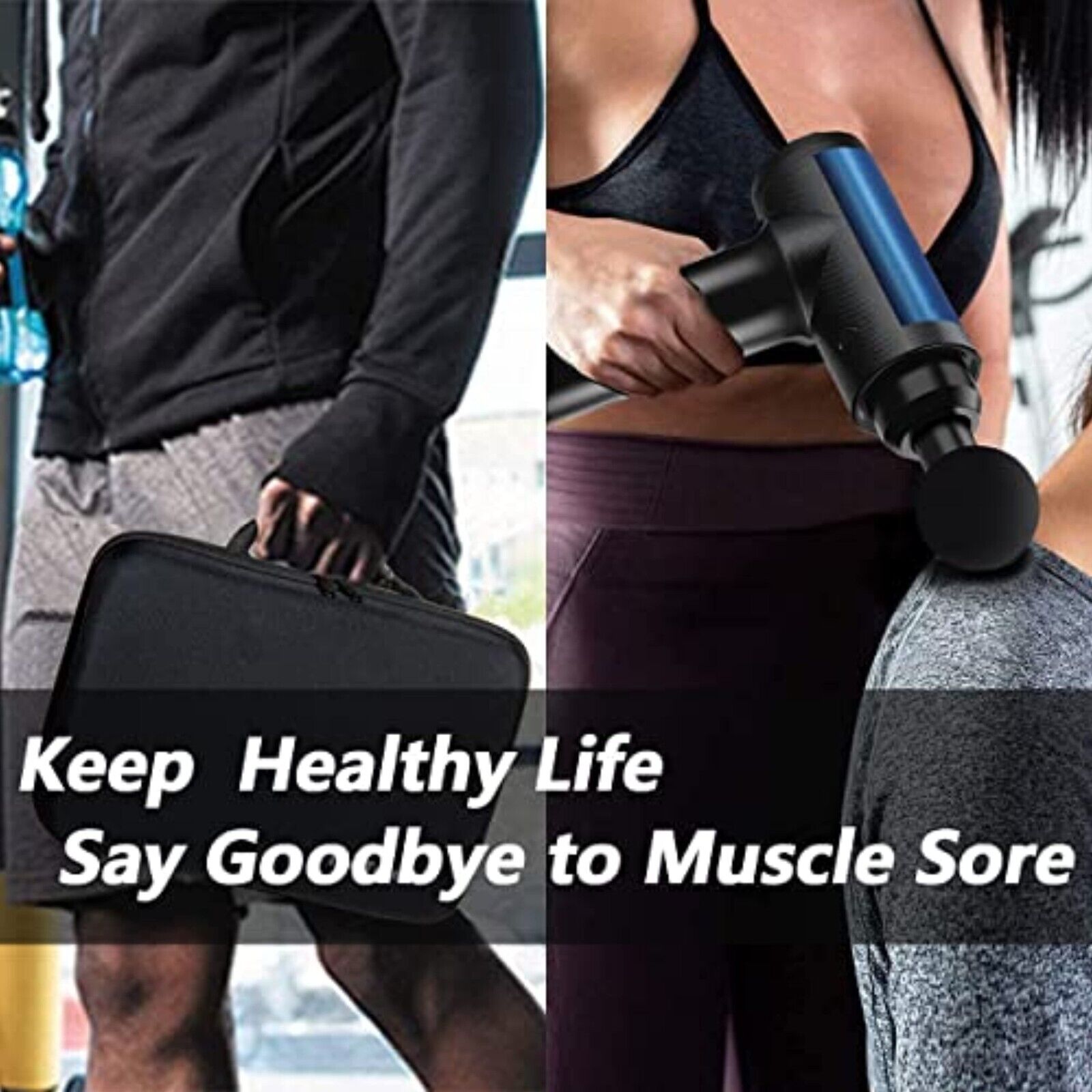 30 Modes Massage Gun Electric Massage Gun Massager Muscle Massager + 5 Heads