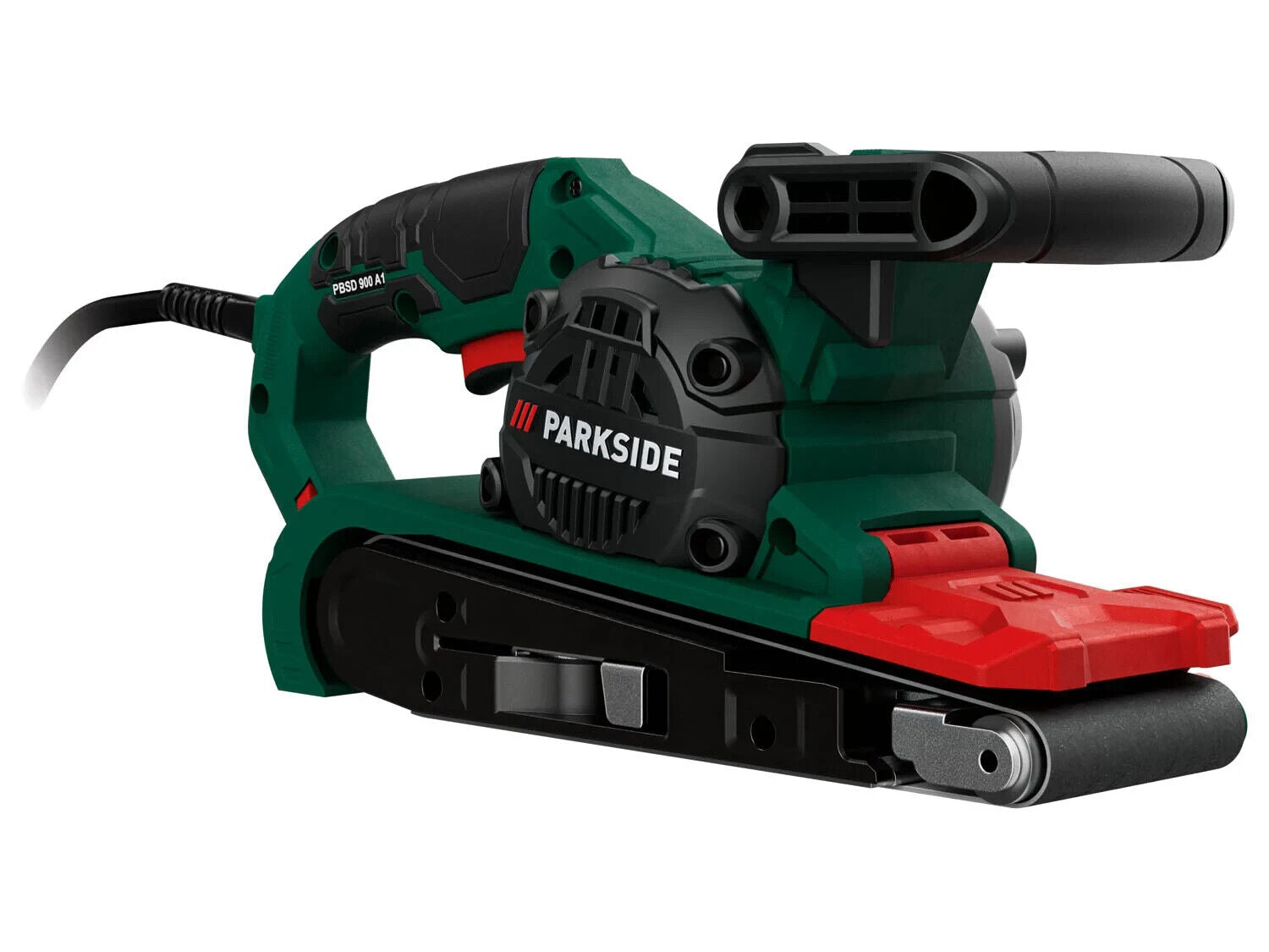 Parkside Bandschleifer PBSD 600 A1 Schleifmaschine Schleifer 600 W Staubfangbox