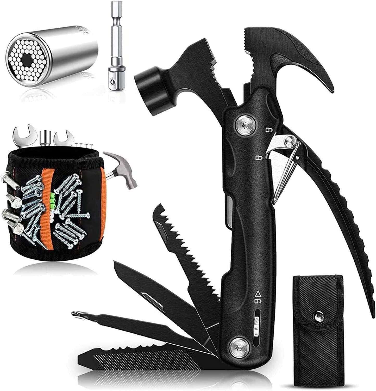 50 in 1 Multitool Zange Messer Schere Säge Taschenmesser Multifunktionswerkzeug