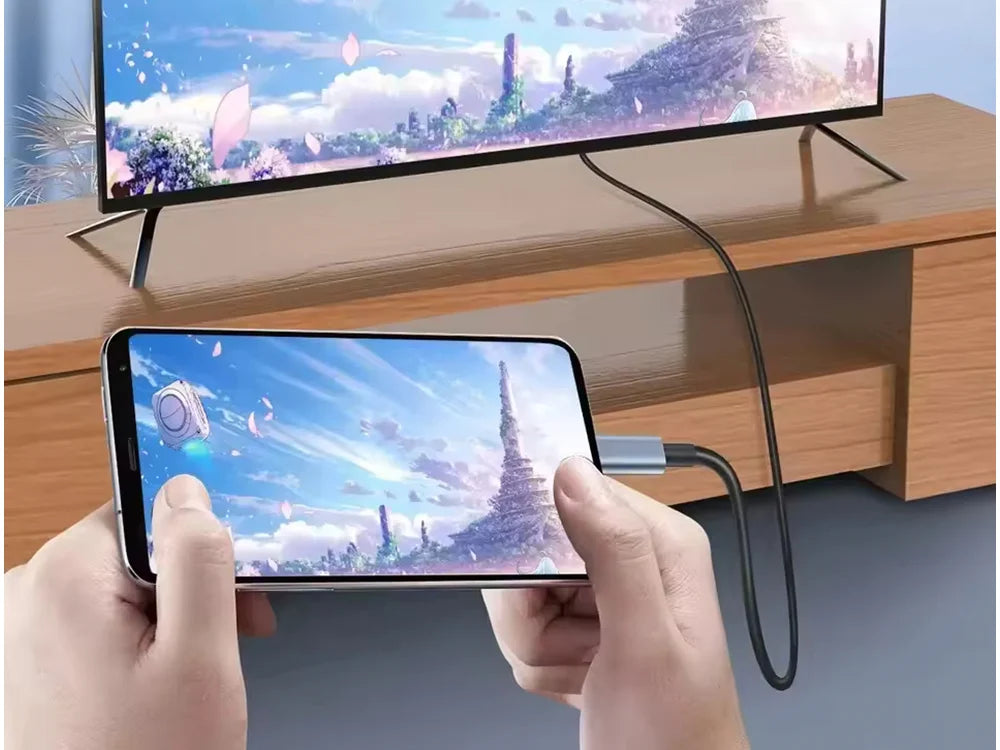 USB-C zu HDMI Kabel 4K UHD Typ C auf HDMI für Samsung Huawei Sony Xiaomi TV