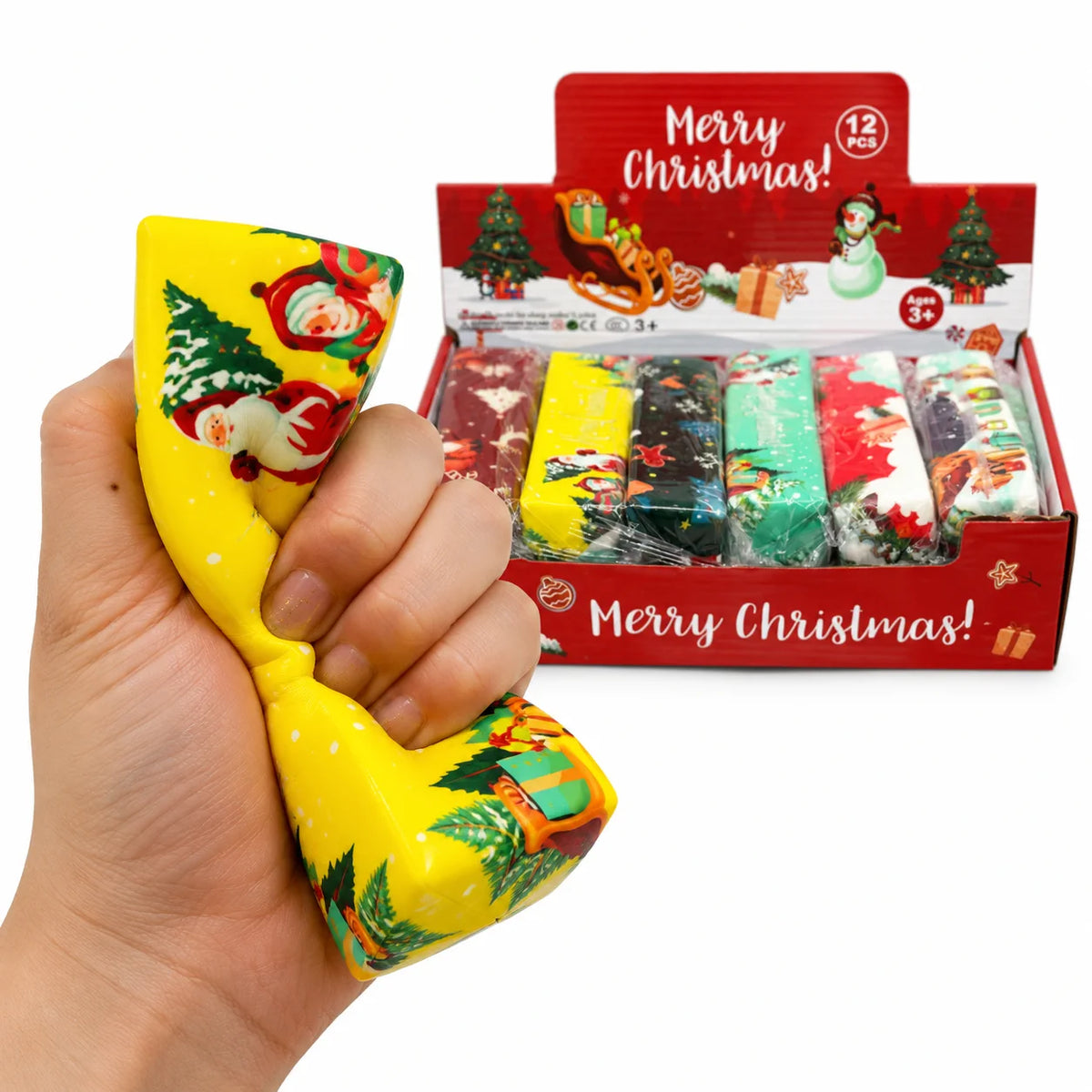 Weihnachten Squishy Fidget Toy Knautschspielzeug Geschenk Advent Nikolaus