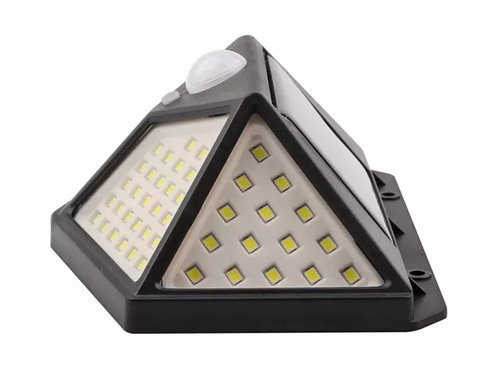 100 LED Solarleuchte mit Bewegungsmelder – Außen Solar Strahler mit Sensor