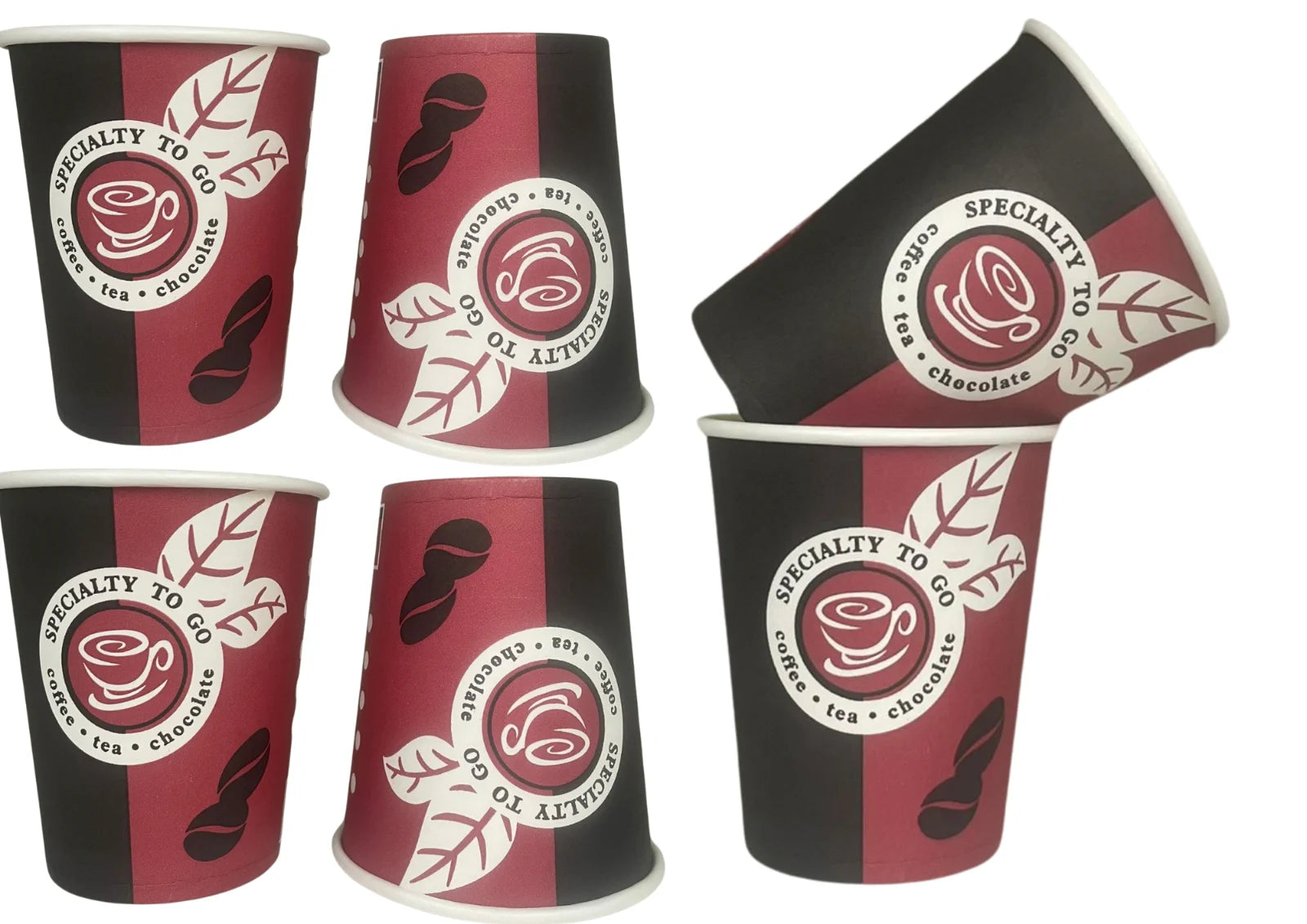 Pappbecher 200ml 8oz Kaffee To Go Becher Einweg Coffee Cup Heißgetränke Becher