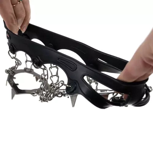 Steigeisen Schuhgriffe mit 12 Zähnen – Anti-Rutsch Eisspikes Größe 35–47
