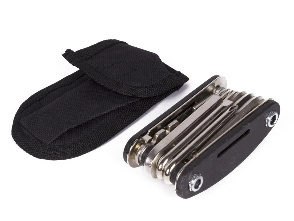 16in1 Fahrrad Multitool Reparaturset – Fahrrad Werkzeug mit Inbus, Schraubenschlüssel und Schraubendrehern