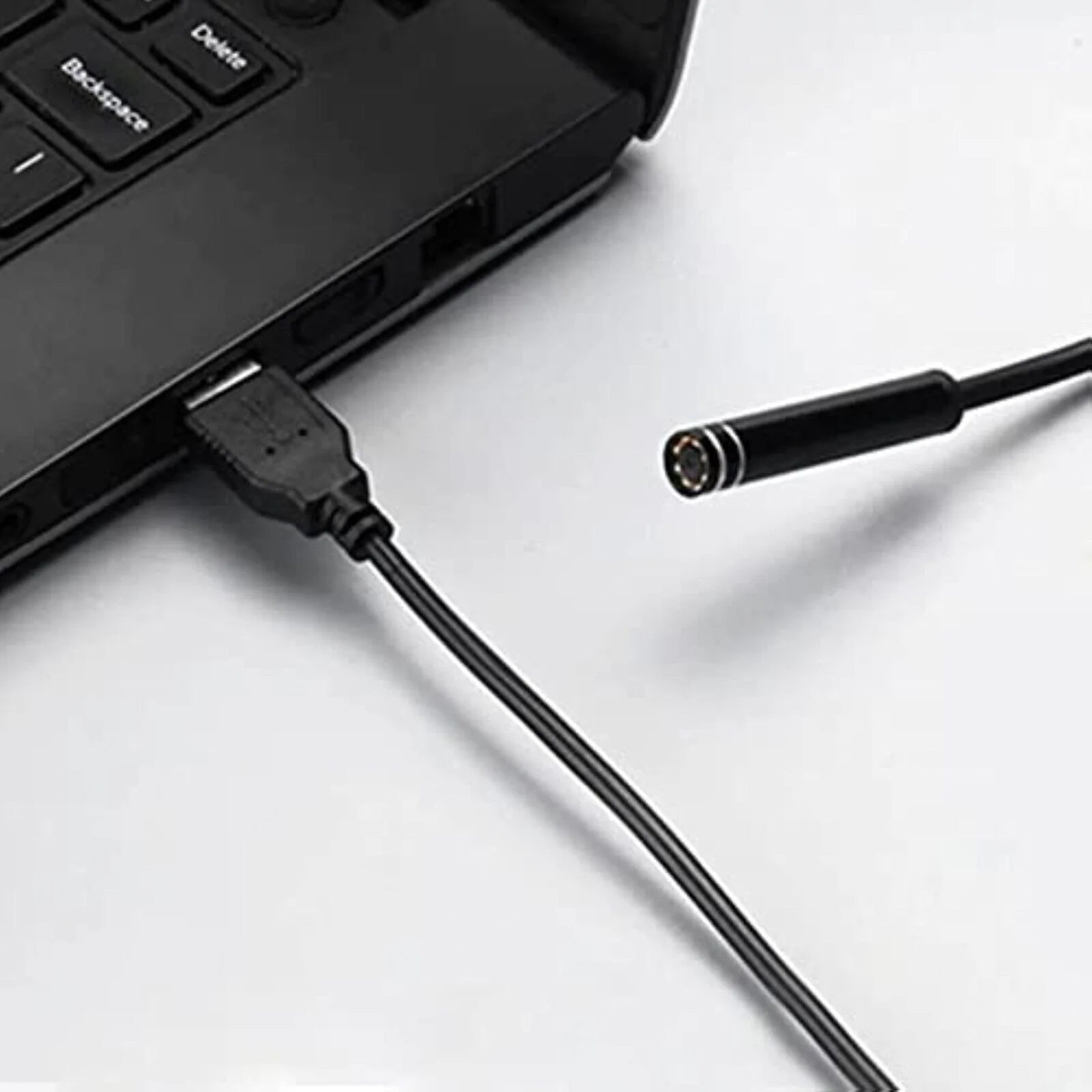 Endoskopkamera 5,5 mm für Android – USB-C & Micro-USB, IP67 Kamerasonde, 6 LEDs, 1 m Kabel & OTG