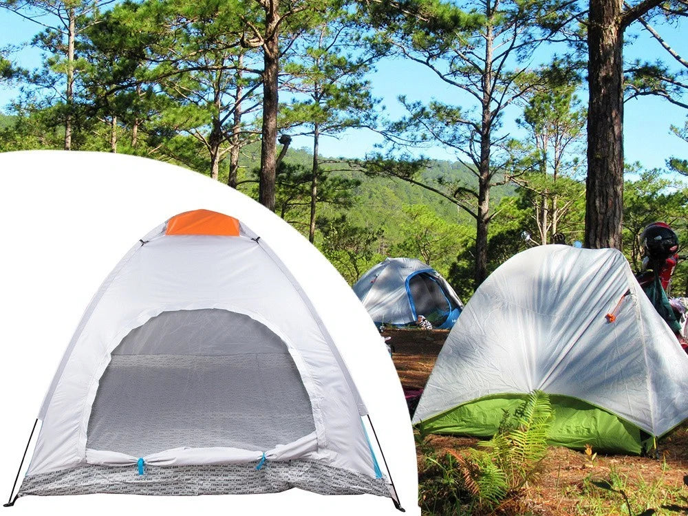 2 Personen Zelt Campingzelt mit Moskitonetz Wasserdicht Tragetasche Outdoor