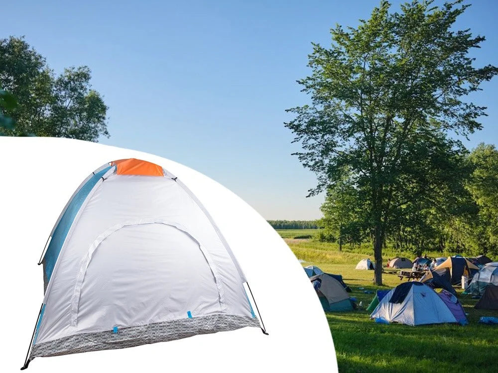 2 Personen Zelt Campingzelt mit Moskitonetz Wasserdicht Tragetasche Outdoor