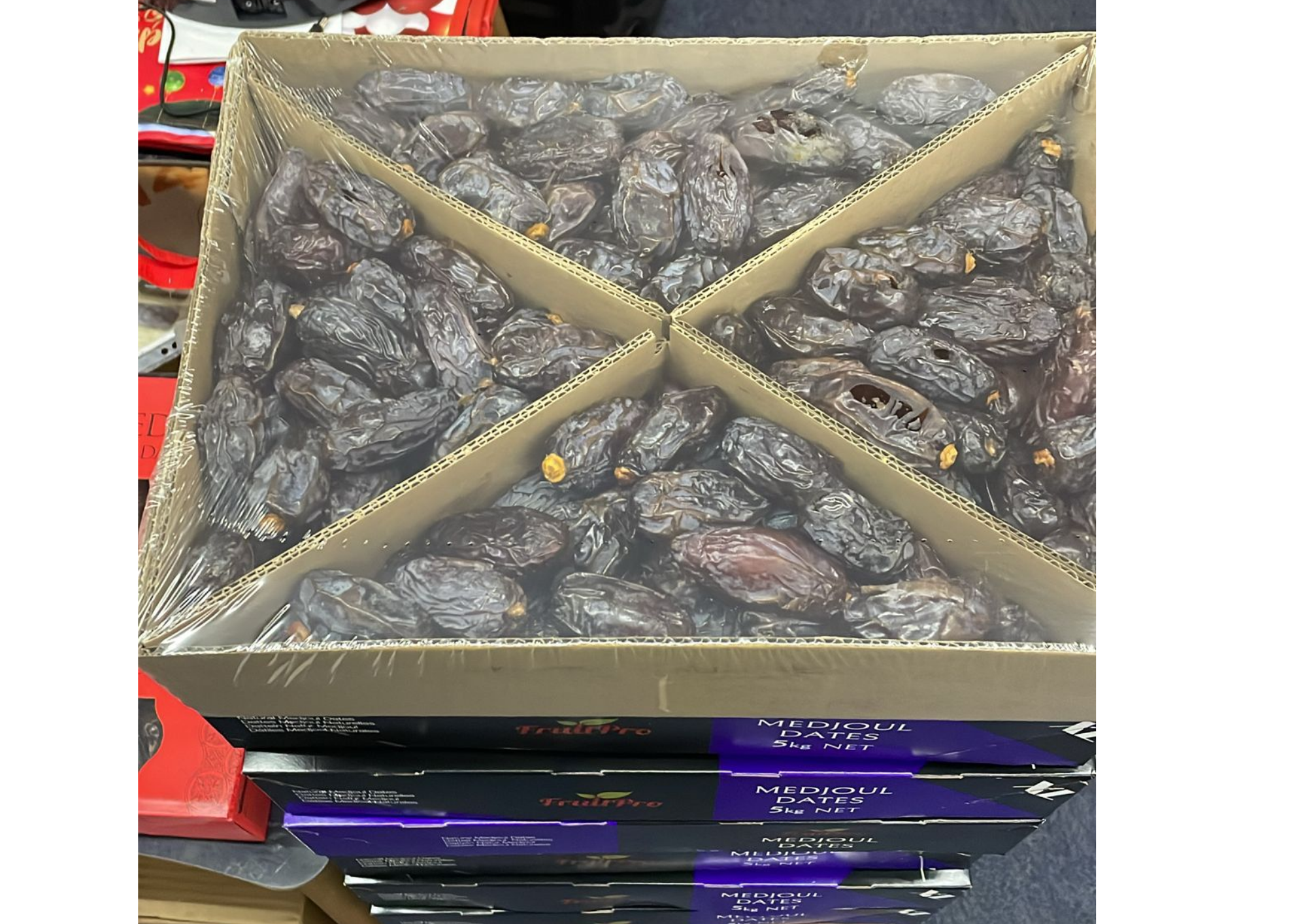 Medjool Datteln 5kg Jumbo – Groß, Natürlich & Ohne Schwefel (Hurma)