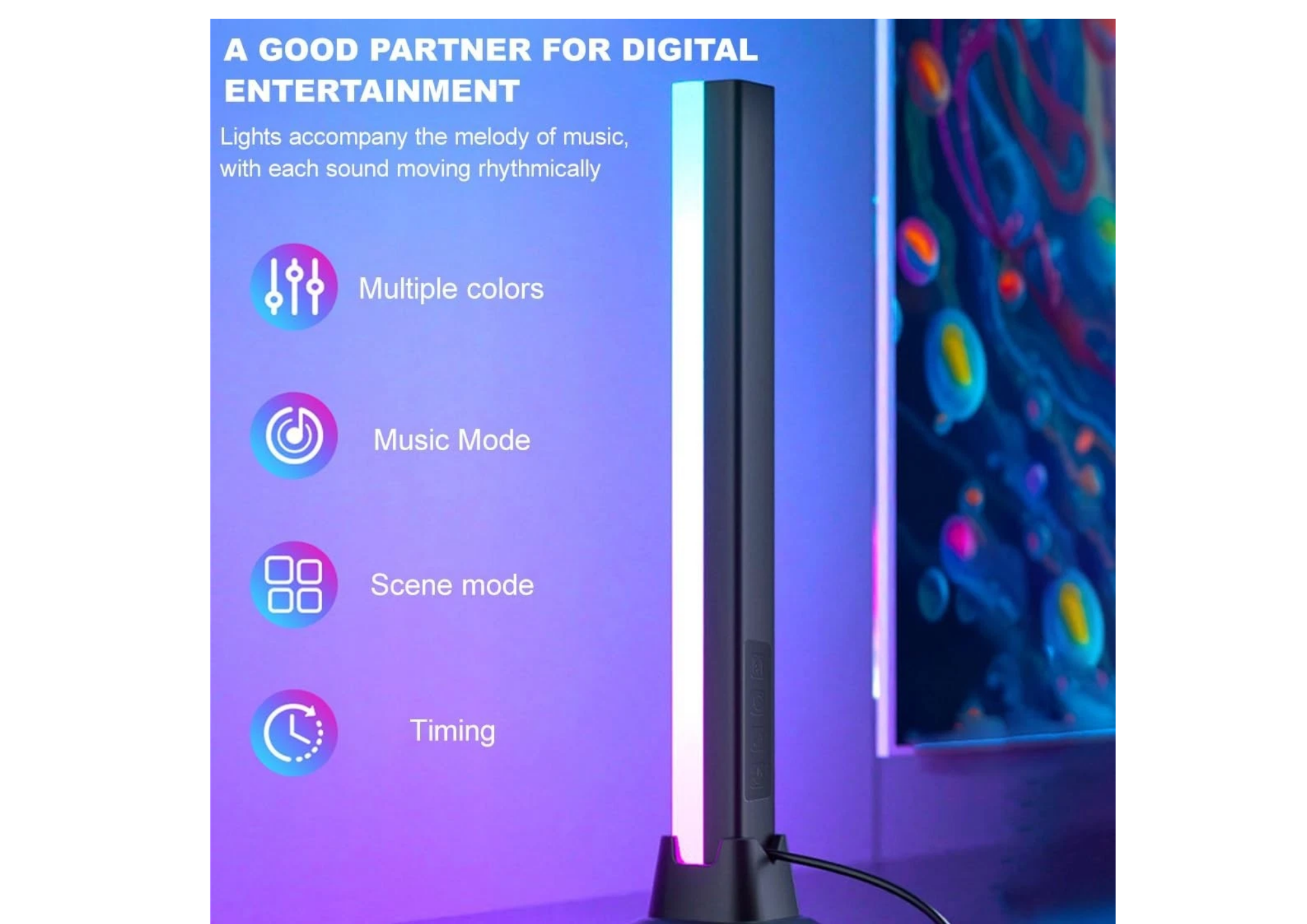 LED Lightbar RGB TV Hintergrundbeleuchtung Musik Sync Gaming Licht USB