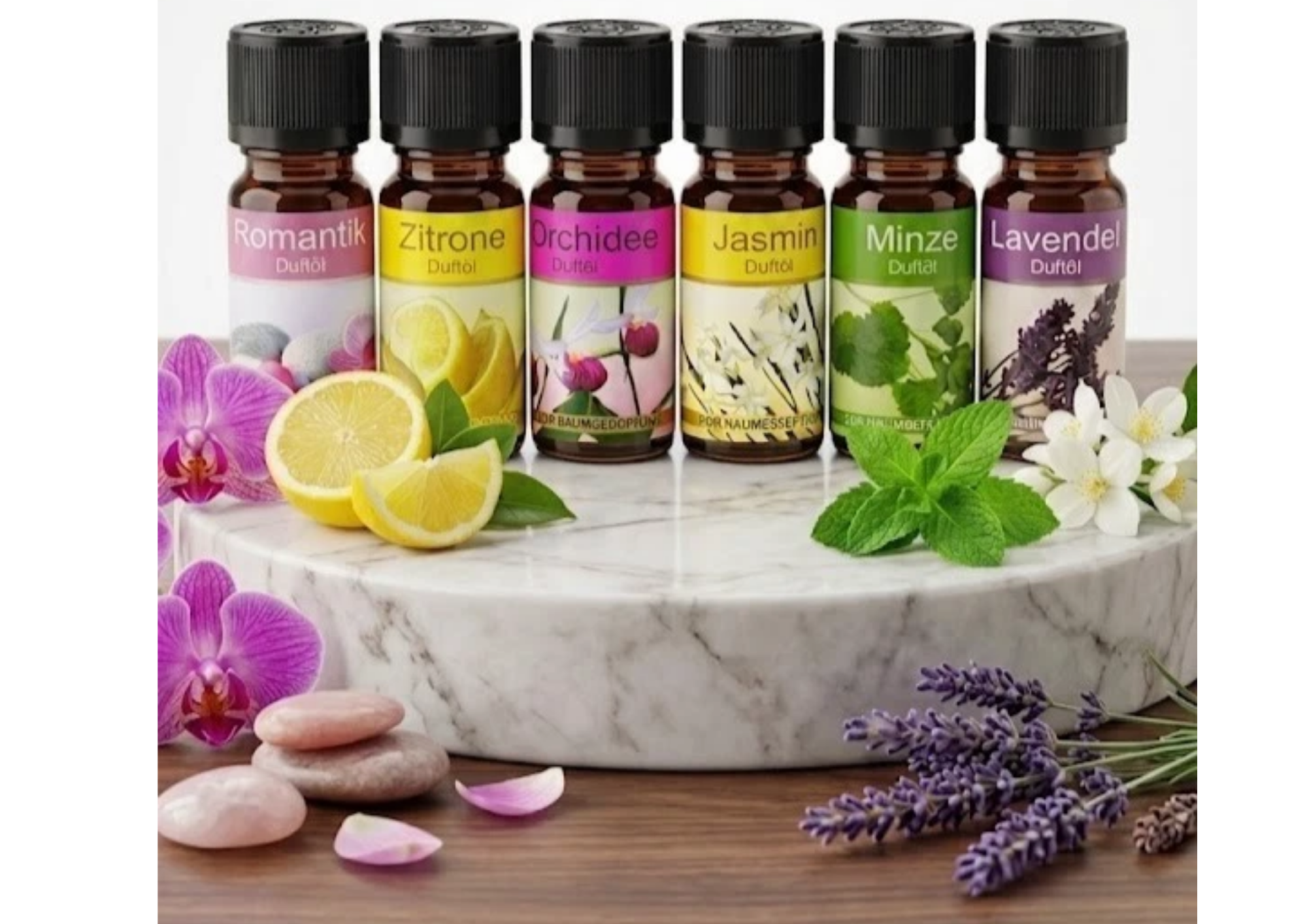 Duftöl 10ml 1 Stück Aromaöl Auswahl Minze Lavendel Jasmin Zitrone Diffuser