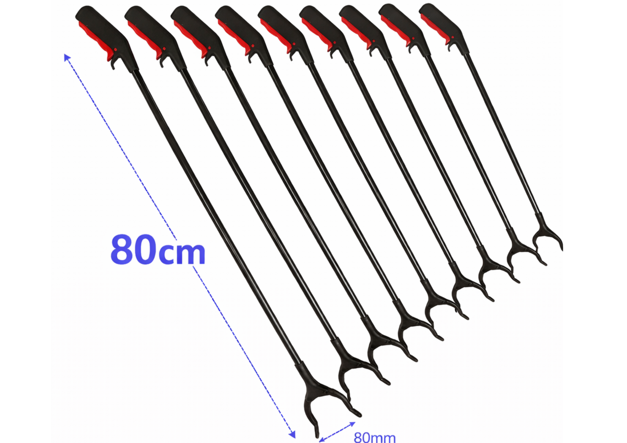 Greifzange 80 cm – Müllgreifer & Greifhilfe für Senioren, Abfallsammler & Alltagshilfe