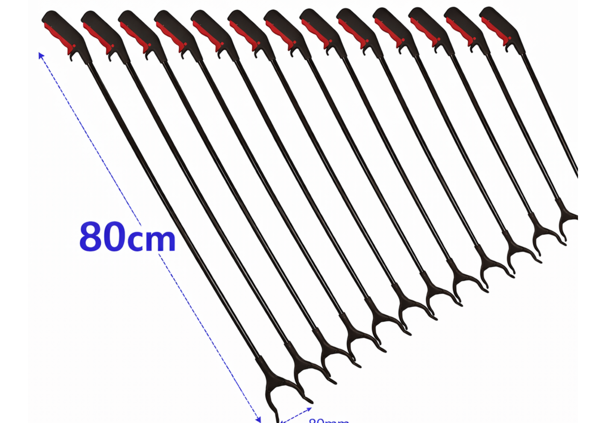 Greifzange 80 cm – Müllgreifer & Greifhilfe für Senioren, Abfallsammler & Alltagshilfe