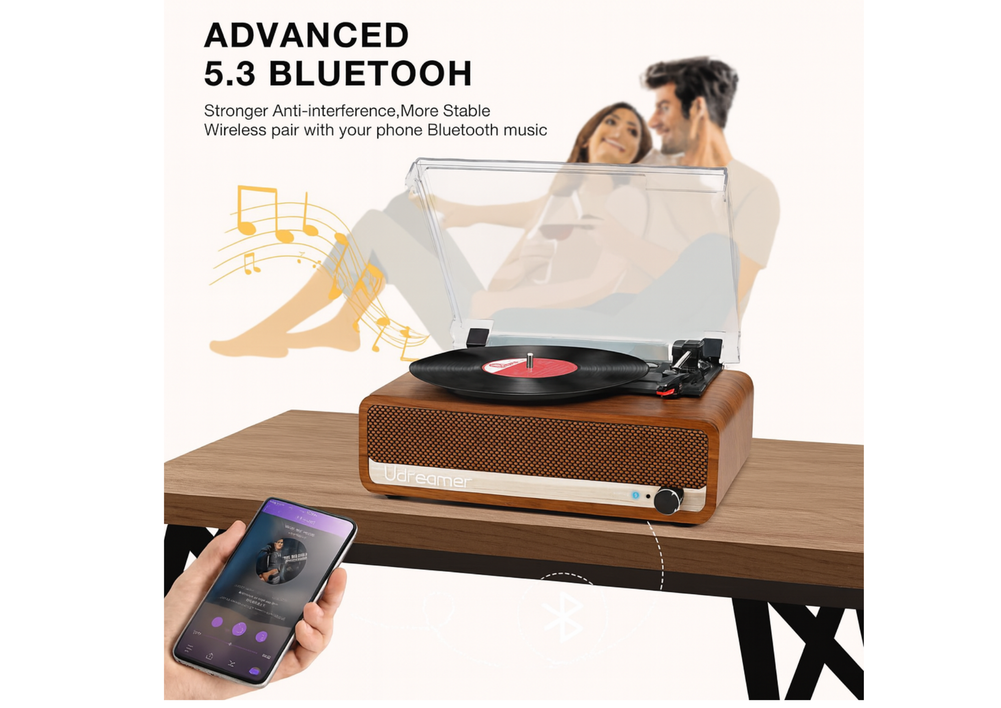 Vinyl record player Bluetooth record player record player speakers 