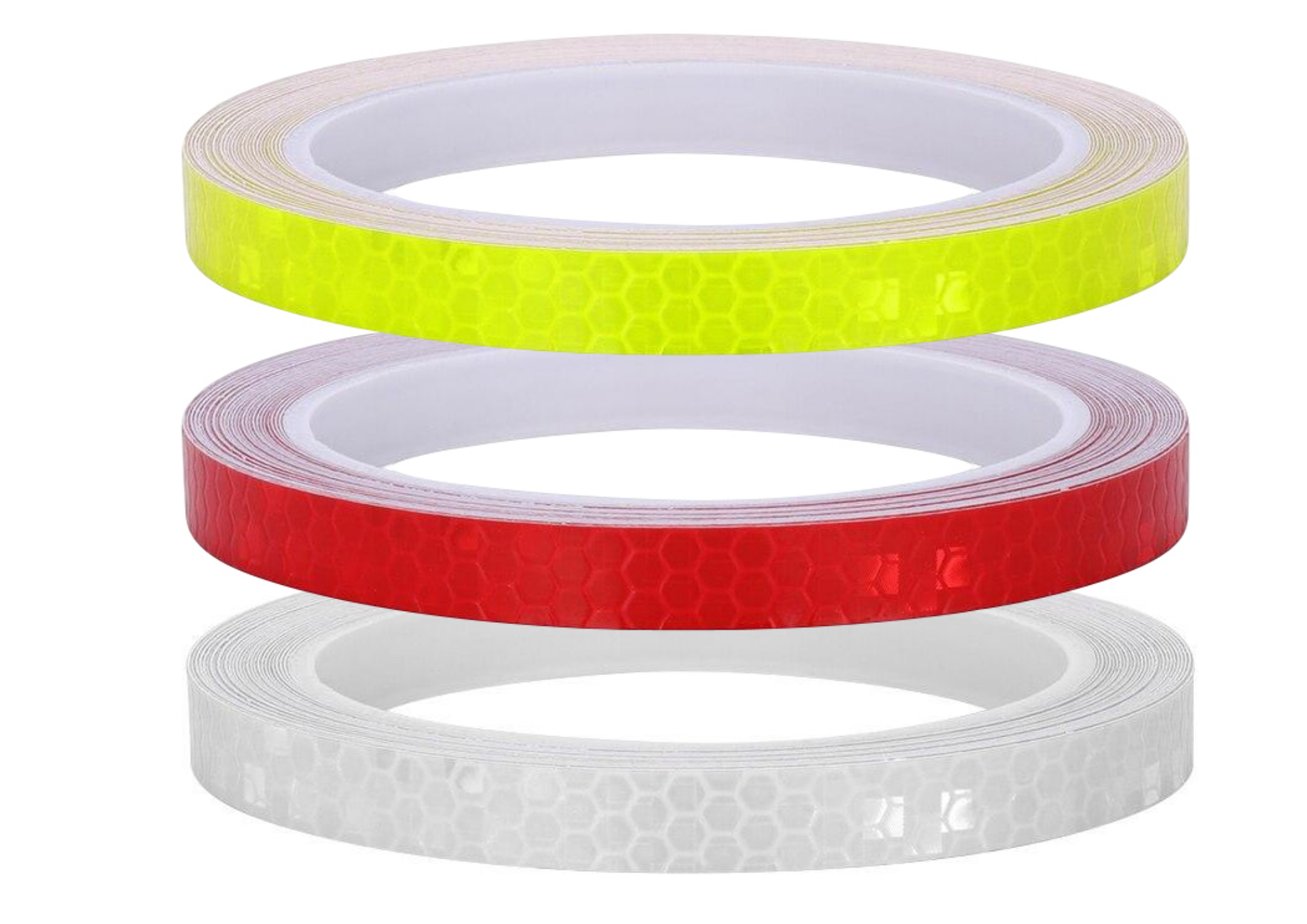 Reflektierendes Klebeband Gelb 8m x 1cm – Warnband für Fahrrad, Auto und Motorrad