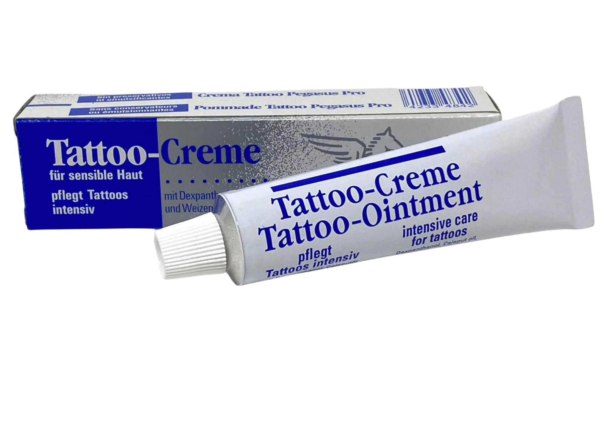 Pegasus Pro Tattoo Creme 25ml – Vegane Tattoo Pflege mit Cajeputöl & Dexpanthenol