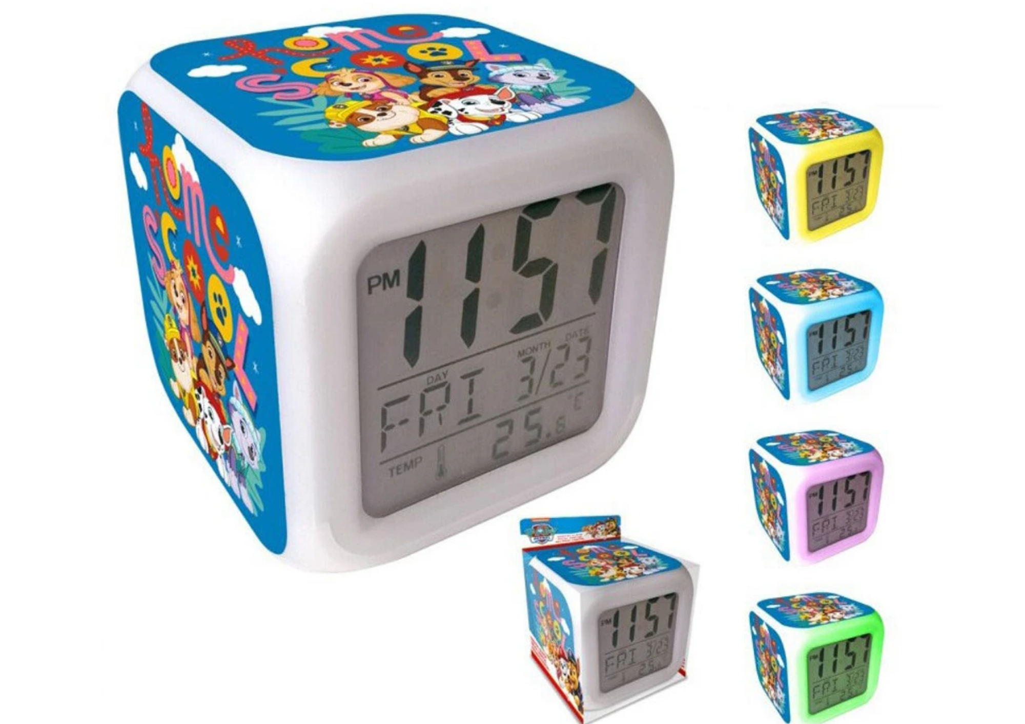 LED Alarm Clock Digital Alarm Clock Calendar Illuminated Snooze Alarm