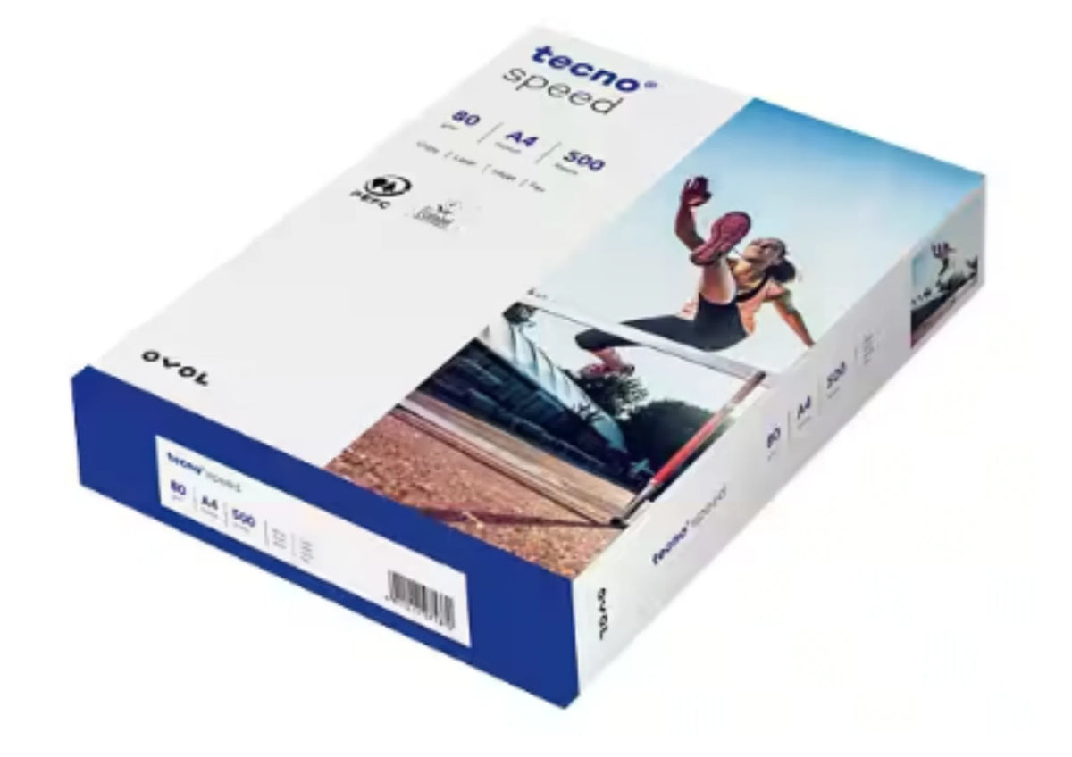 Druckerpapier DIN A4 80 g/m² – 500 Blatt weiß, 146 CIE Kopierpapier für Laser- & Tintenstrahldrucker