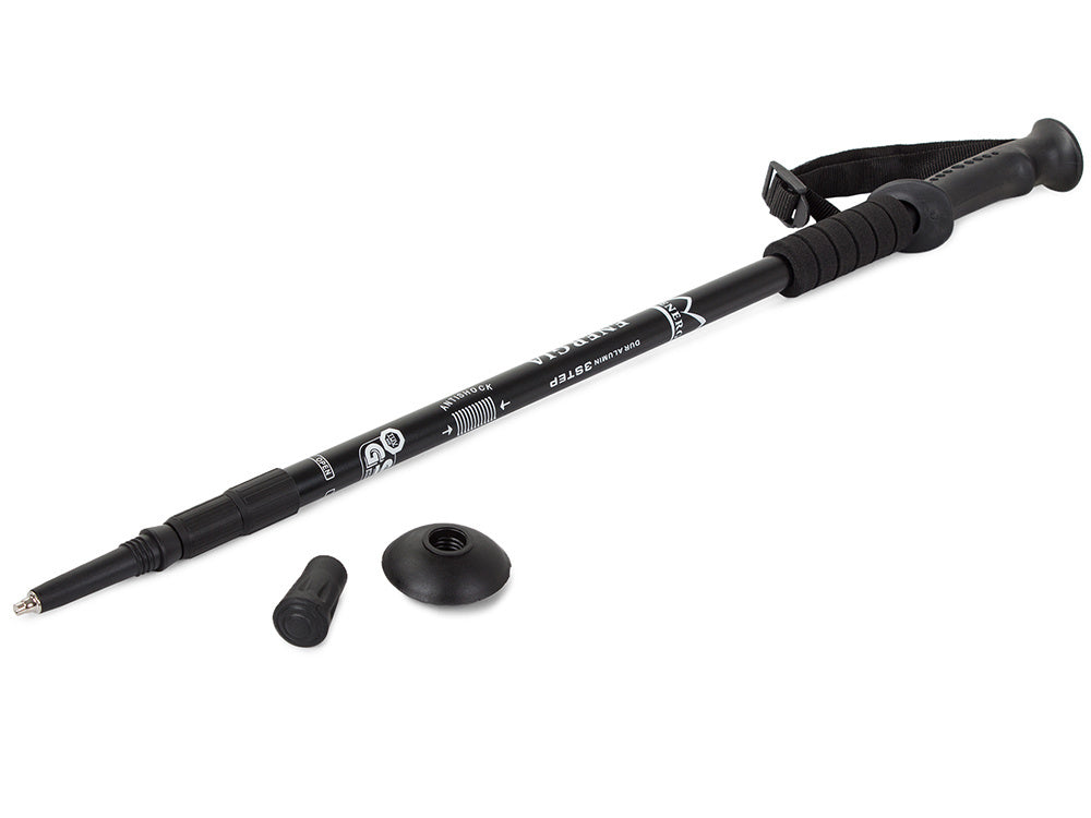2x Nordic Walking Stöcke Teleskop 64-135 cm – Alu Antischock mit Korkgriff