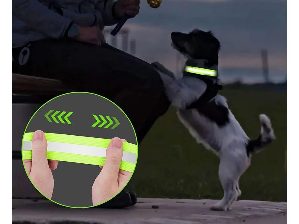 2x Reflektorband reflektierendes Armband Reflektor Fahrrad Joggen Laufen Leuchte