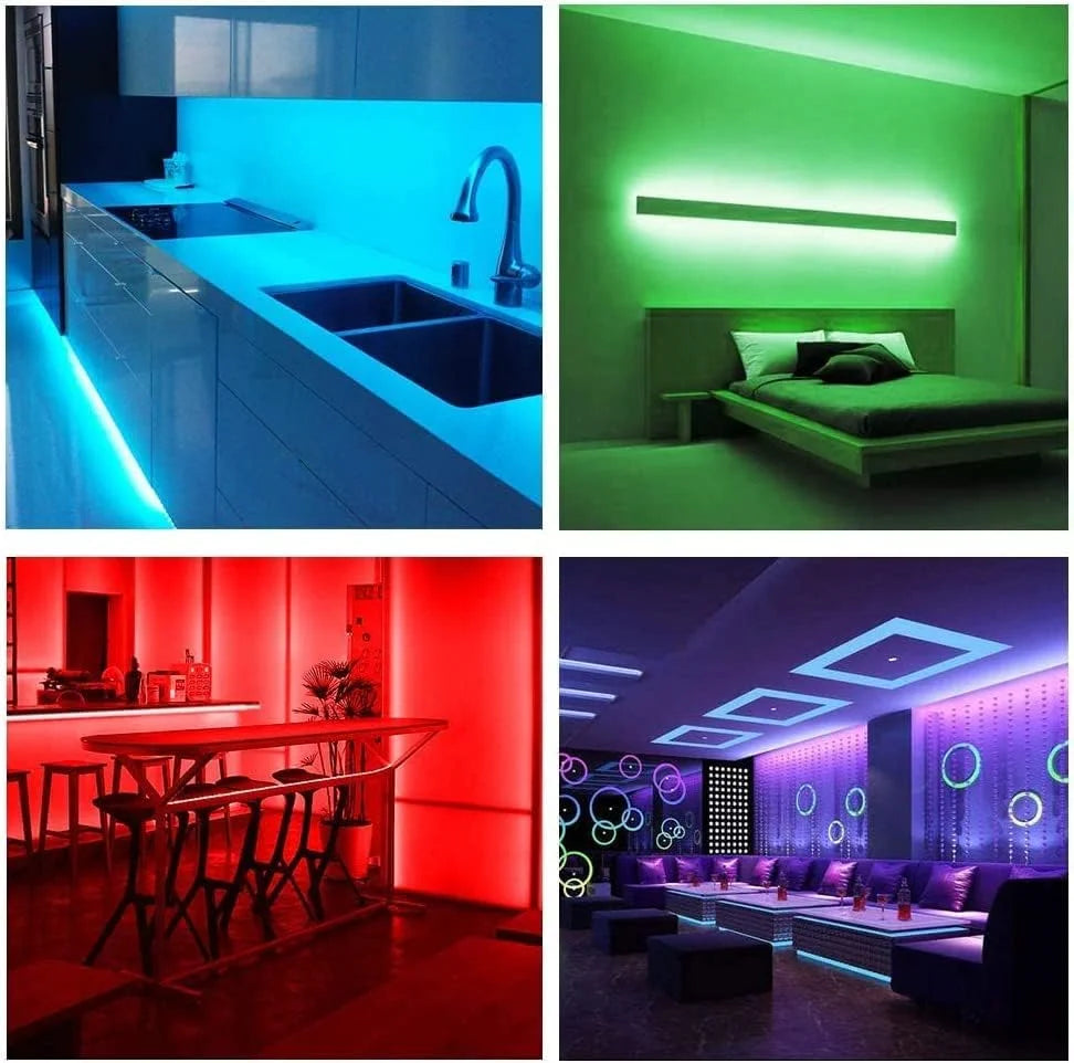 30m LED Strip Light Music Sync Color Changing RGB LED Strip New DE 