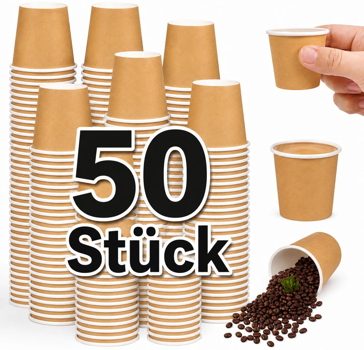 30ml Shotbecher Papierbecher Schnapsbecher Einwegbecher 50/300