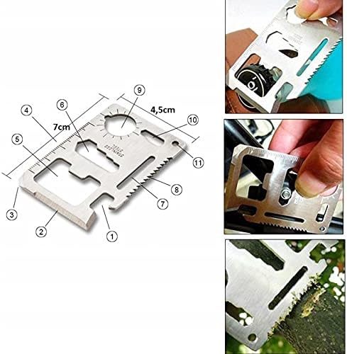 Survival Kit 10-in-1 – Outdoor Notfall-Set mit Messer, Kompass & taktischer Taschenlampe | Professionelles Überlebenspaket