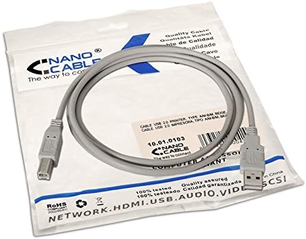 USB Highspeed Druckerkabel Anschlusskabel HP Epson Brother Canon 1.8 meter