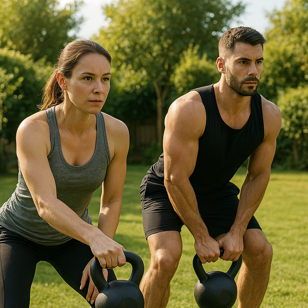 Kettlebell 2–20 kg aus Kunststoff – Ergonomische Kugelhantel für effektives Training