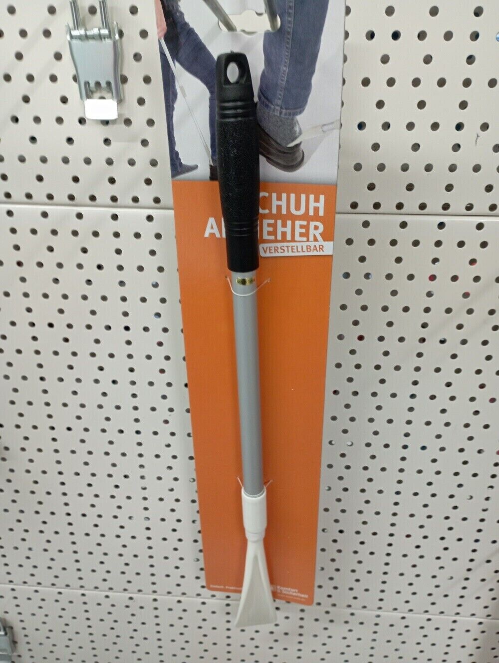 Shoe horn extendable up to 74 cm metal shoehorn long shoe aid