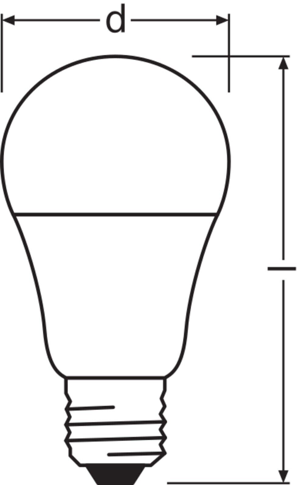 Motion sensor, automatic switch-off, LED lamp, E27 socket, bulb shape, 8.8W, 806L