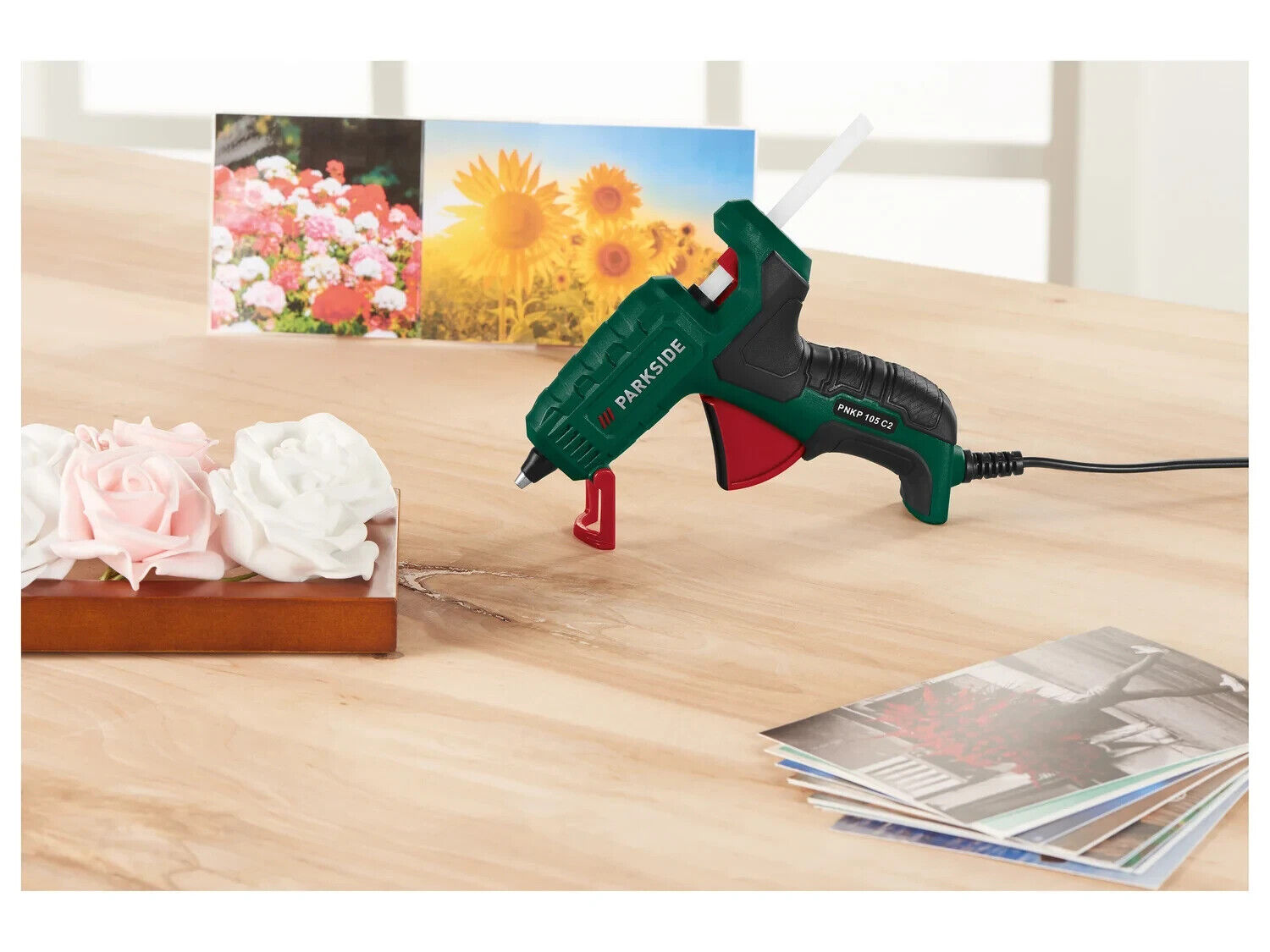 PARKSIDE® Klebepistole PNKP 105 B1 Heißklebepistole 105°C inkl 6 Klebestifte NEU