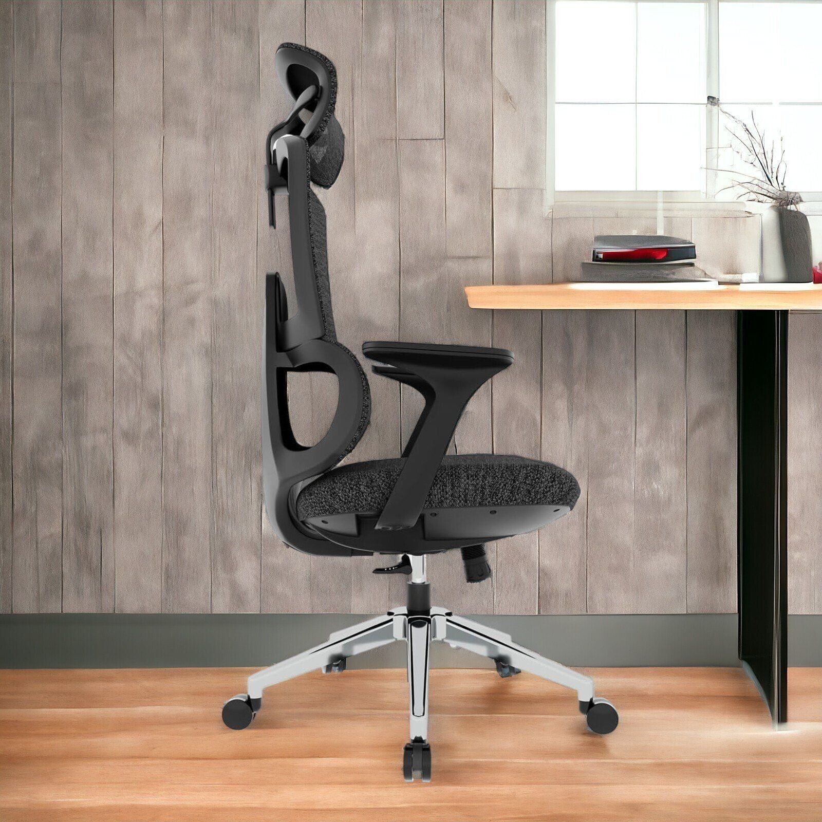 Ergonomischer Bürostuhl mit 3D Armlehnen – Chefsessel bis 136kg, Netz- & Polstersitz wählbar