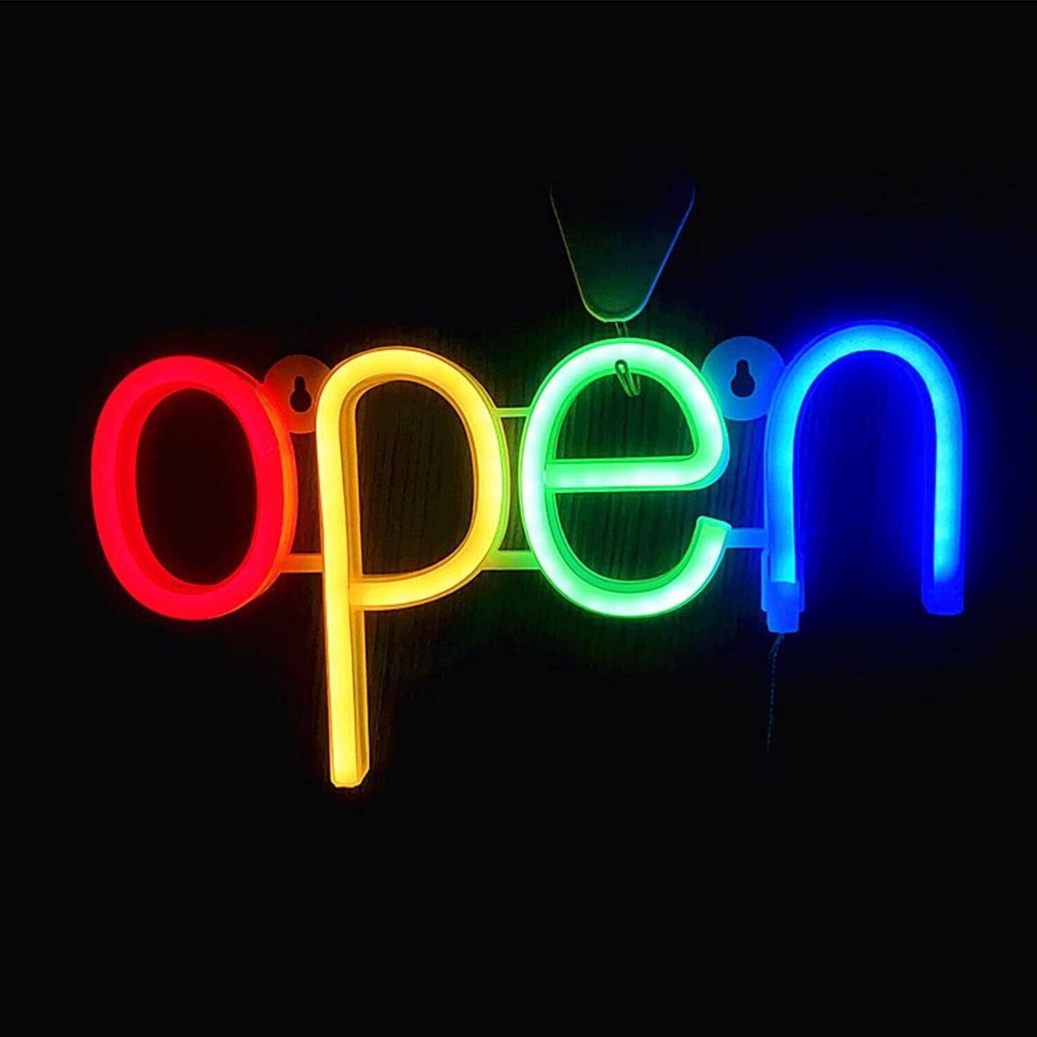 Offene Neonschilder, Hohe Helligkeit 2 Leistungsmodi LED-Neon-Offene Schilder