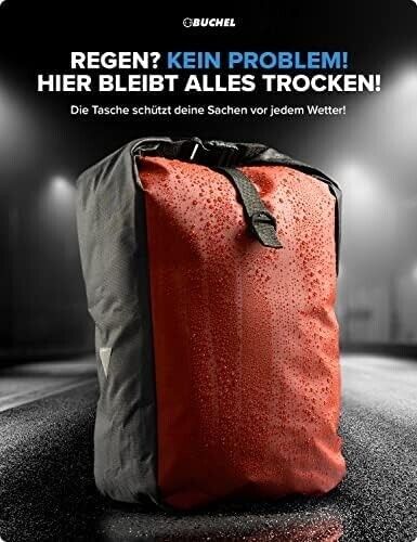 büchel fahrradtasche aus tarpaulin Büchel Fahrradtasche für Gepäckträger – Wasserdicht & robust bis 10 kg
