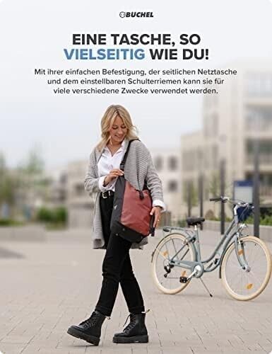büchel fahrradtasche aus tarpaulin Büchel Fahrradtasche für Gepäckträger – Wasserdicht & robust bis 10 kg