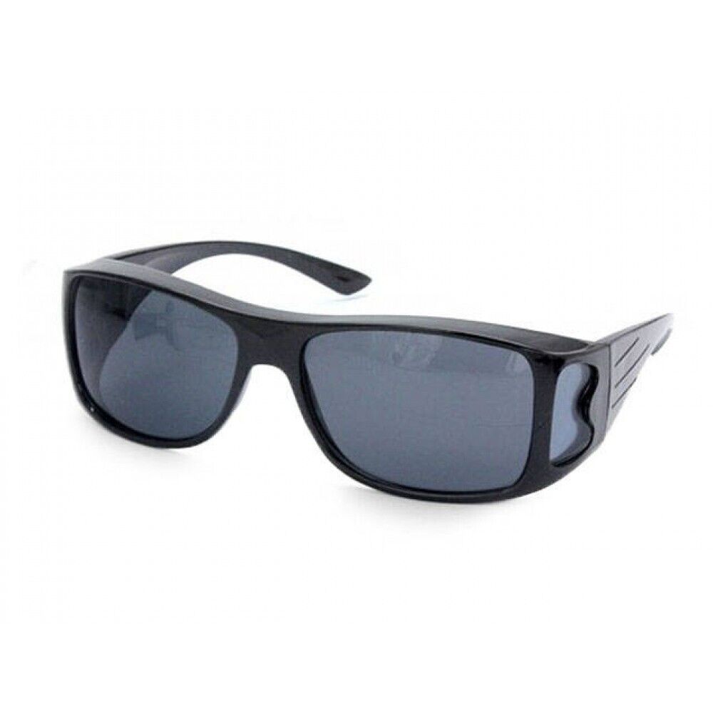 2 Stück Autofahrer Nachtsichtbrille Sonnenbrille Nachtfahrbrille Überbrille