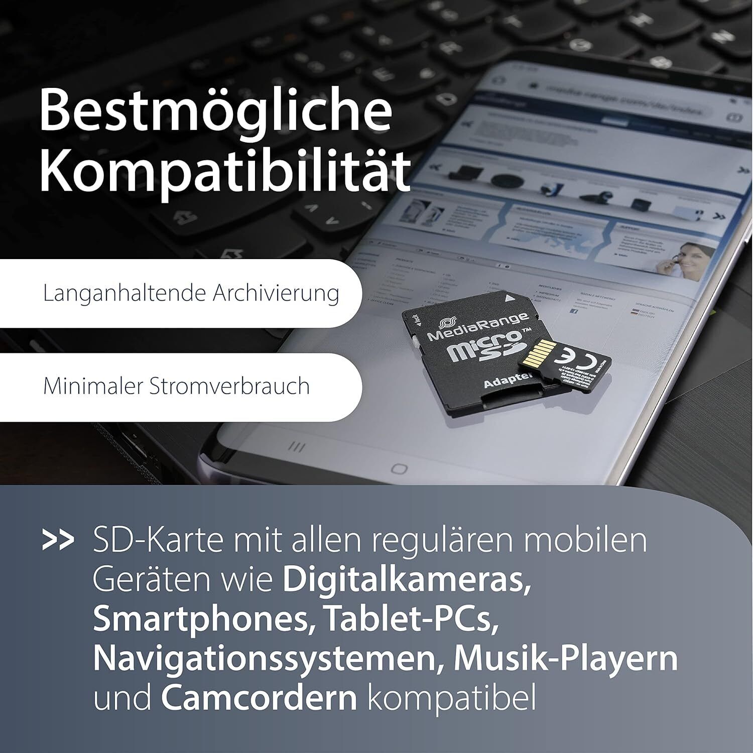 Micro SD Karte 32GB/64GB/128GB/256GB/4GB/8GB/16GB Speicherkarte Smartphone Handy
