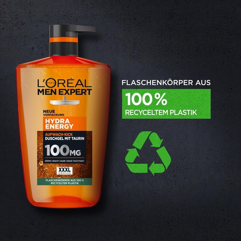 L'Oréal Men Expert XXXL Duschgel und Shampoo für Männer 1 x 1000ml