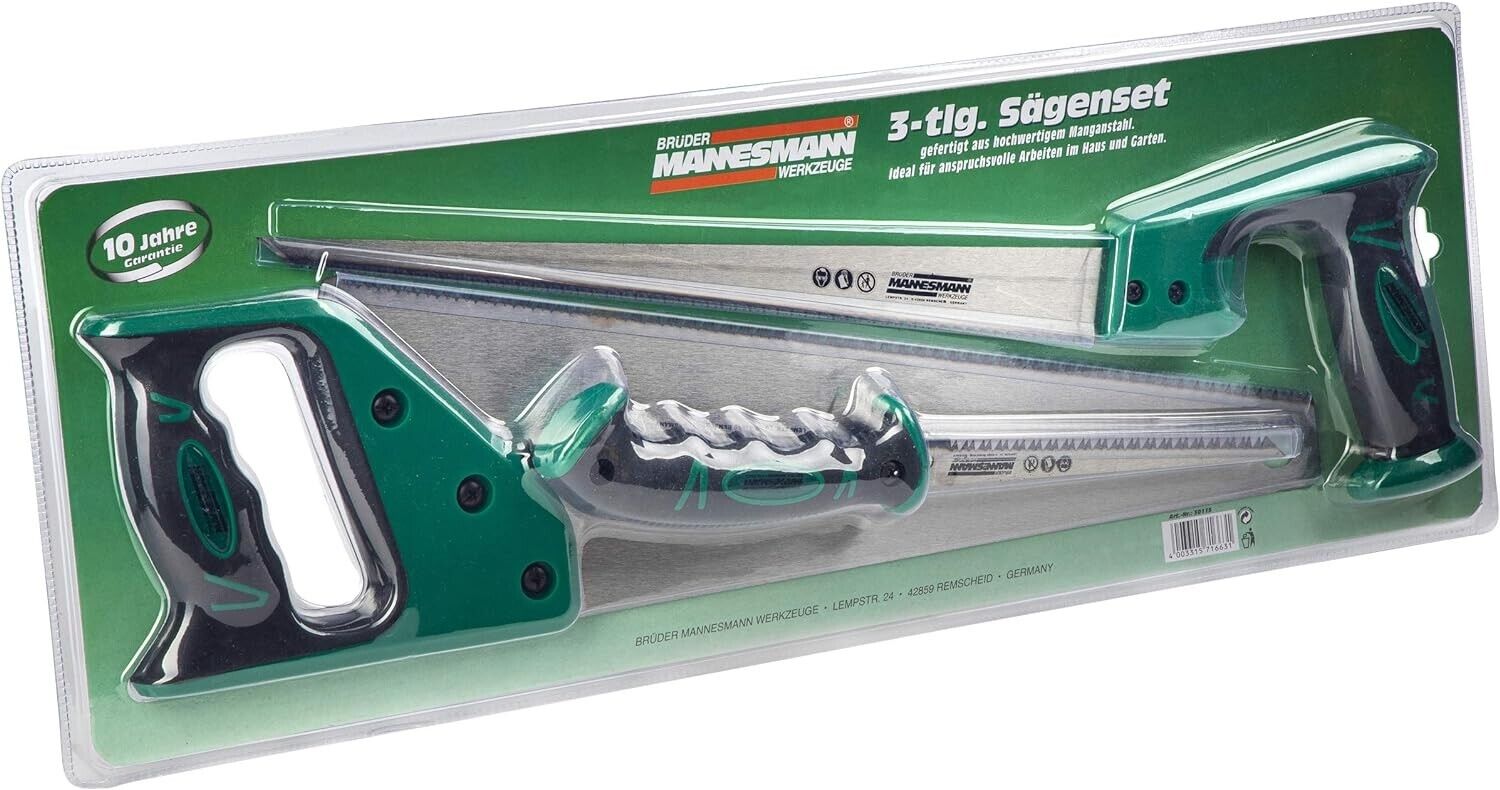 Handsägen Set - Brüder Mannesmann Sägen-Set, 3-teilig