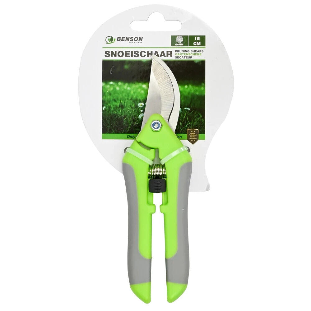 Gartenschere Bumenschere Rosenschere Schere Blumen Garten 16 cm -BENSON