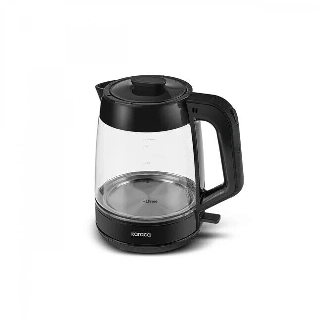 KARACA Teekocher 2,2 L Wasserkocher Glas 0,9L Teekanne mit Sieb Teemaschine ☕☕☕