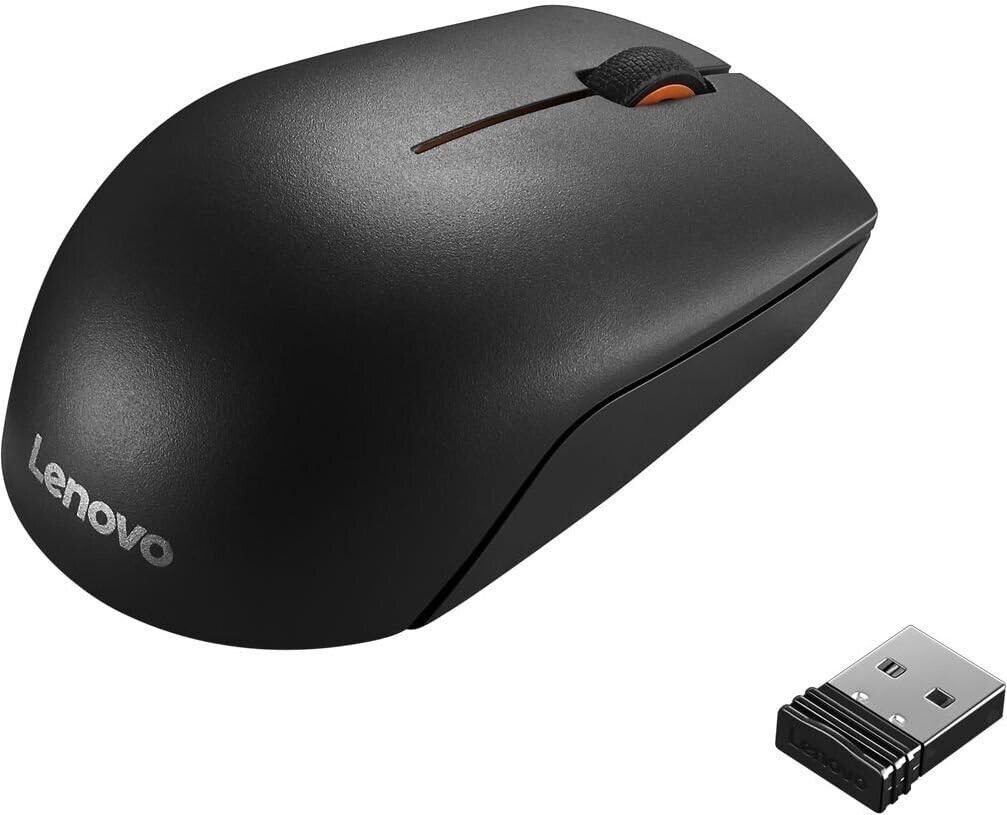 Lenovo 300 kompakte Funkmaus Kabellose Maus Schwarz Chromebook Laptop GX30K79401