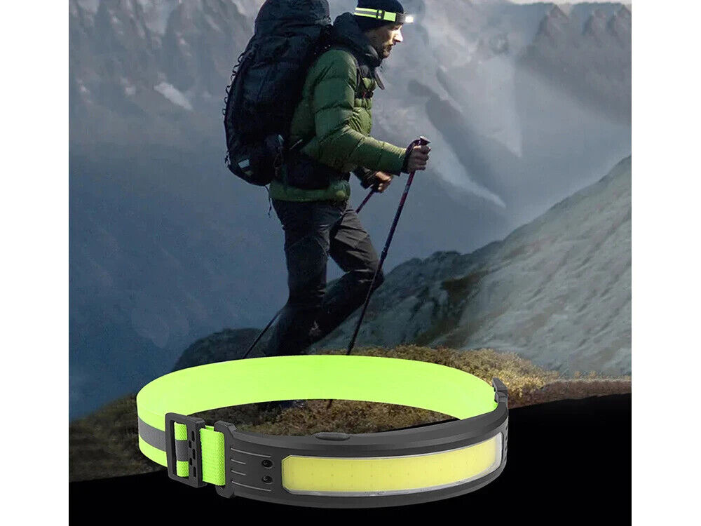 Wiederaufladbare Multifunktions LED-Stirnlampe mit weißen & roten LEDs Outdoor