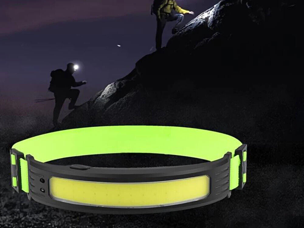 Wiederaufladbare Multifunktions LED-Stirnlampe mit weißen & roten LEDs Outdoor