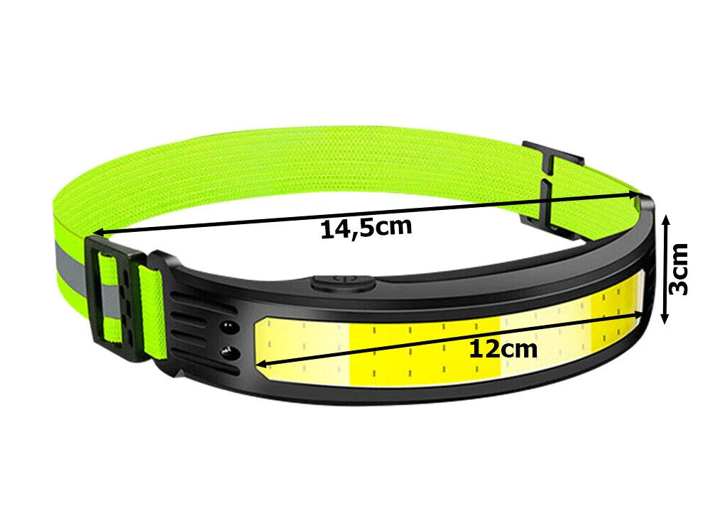 Wiederaufladbare Multifunktions LED-Stirnlampe mit weißen & roten LEDs Outdoor