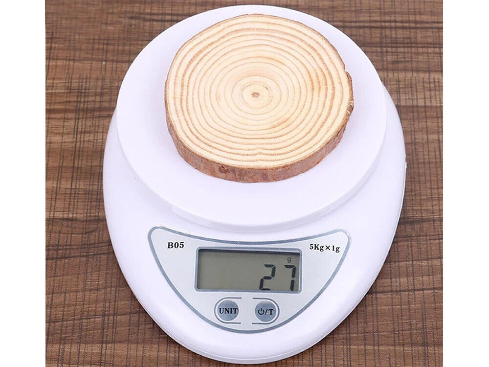 Digitale Küchenwaage mit Schüssel  5 kg LCD Waage  TARA  Messbecher  Weiß  ✅✅✅