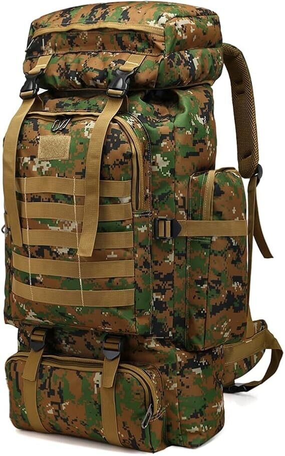 80L Rucksack Wasserdicht Wanderrucksack Trekking Outdoor Reiserucksack